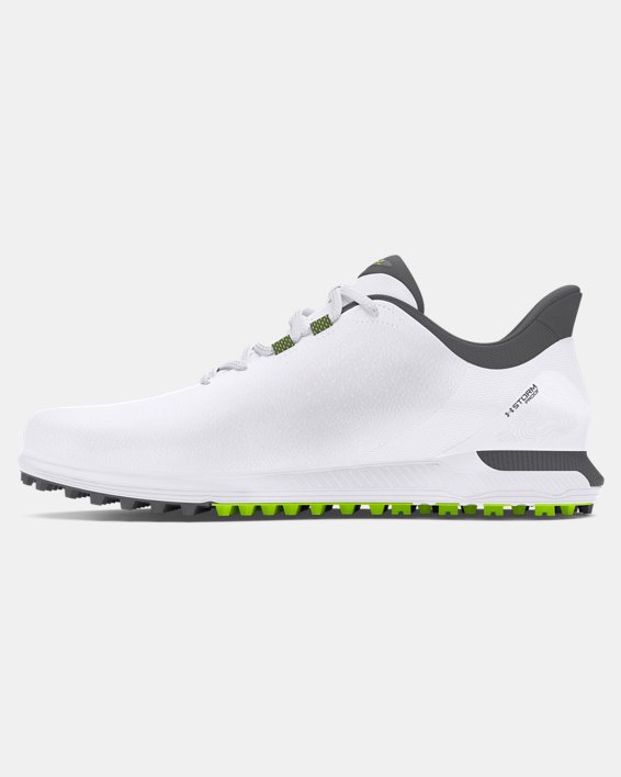 Men's UA Drive Fade Spikeless Golf Shoes, White, pdpMainDesktop image number 1